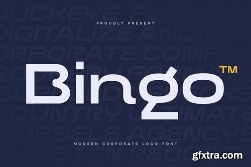 Bingo Logo Font VHXYR83