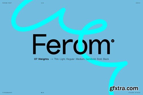 Ferom Typeface E8EHFLW