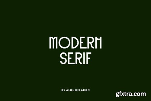 Qrozeg Modern Serif Font XEUU5F5