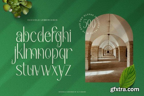 Redivola Typeface MHPKSJU