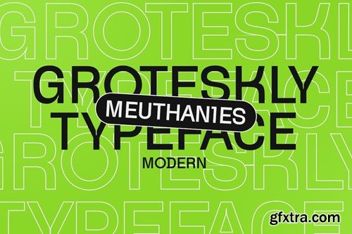 Meuthanies Typeface FFNTUQE