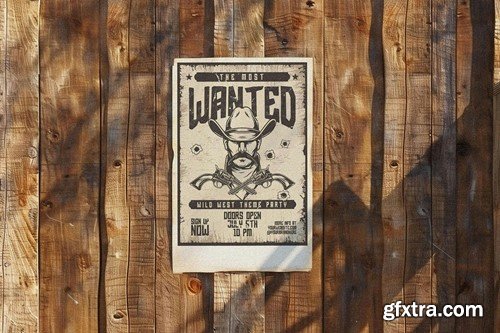 The Wild Bunch - Western Cowboy Display Font PL59XUR