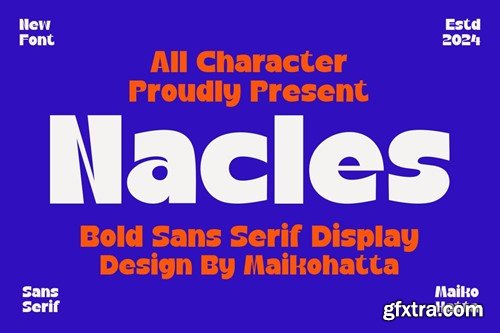 Nacles - Bold Sans Serif Display YEWRGMR