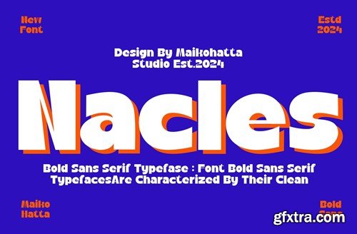 Nacles - Bold Sans Serif Display YEWRGMR