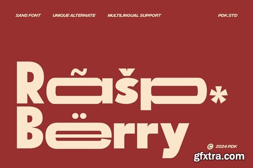 Moon Berry - Modern Futuristic Font FXESKZL