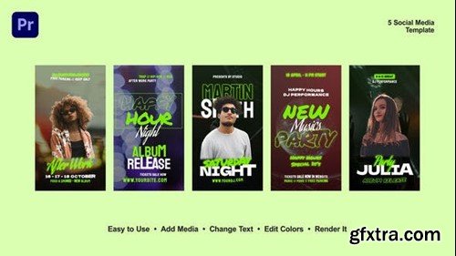 Videohive Night Party Instagram Stories 53275862