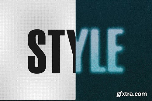 Dust Blurred Text Effects Pack PE9Y4RL