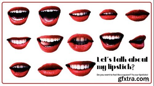 Videohive Red Lips Titles 53277281