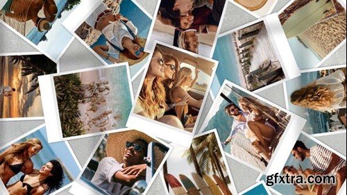 Videohive Photo Pile Collage Video Template 53263873