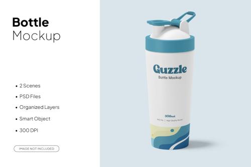 Water Bottle Mockup