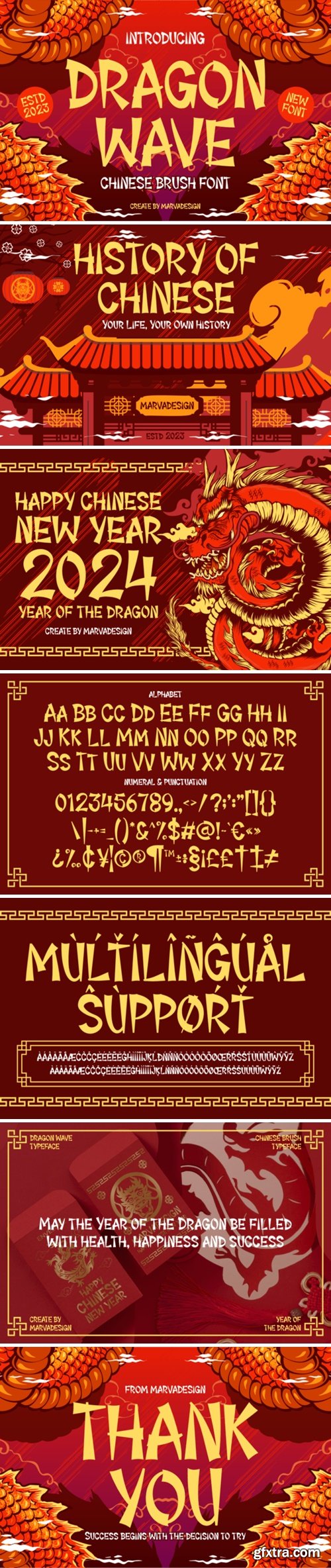 Dragon Wave Font