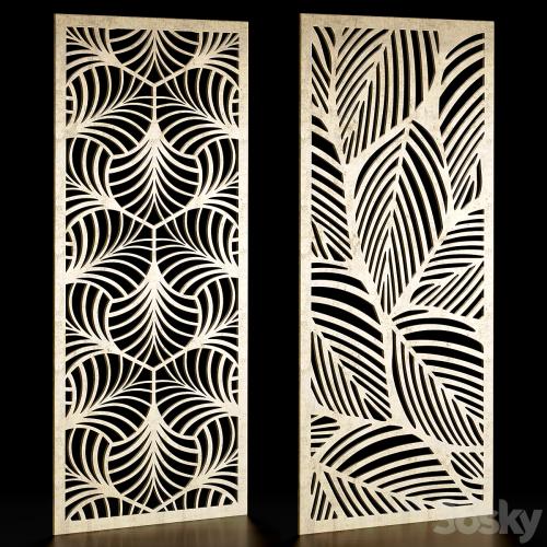 Set of decorative panels 28