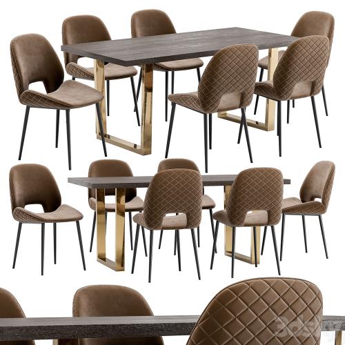 Beekman Dining Chair and Osaka Table