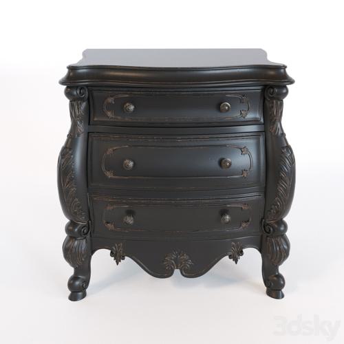 Nicolette Black Nightstand