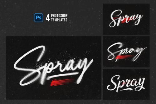 Spray Paint Text Effects