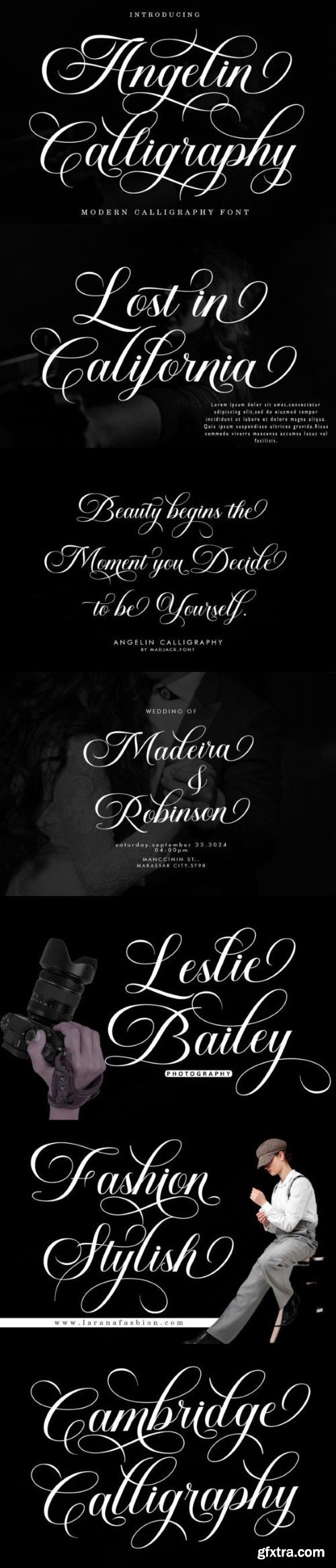 Angelin Calligraphy Font