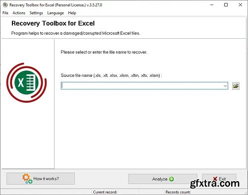 Recovery Toolbox for Excel 3.7.31 Multilingual