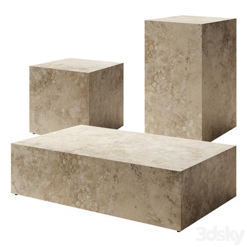 AUDO Plinth Marble Table by Norm (Menu)