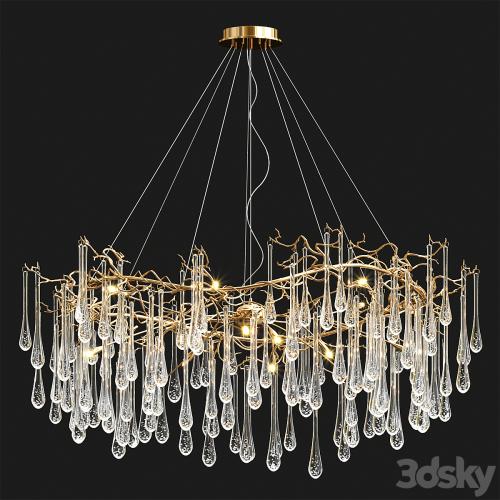 Serip Big AQUA Chandelier