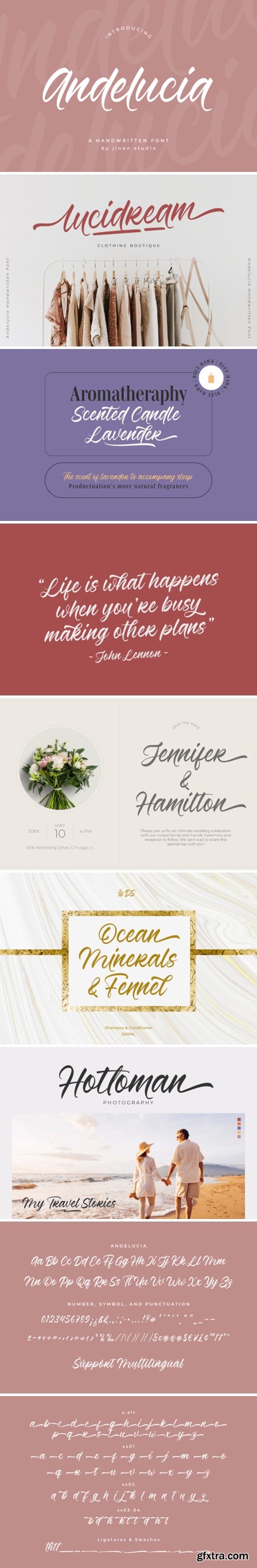 CM - Andelucia - Handwritten Font 280077169