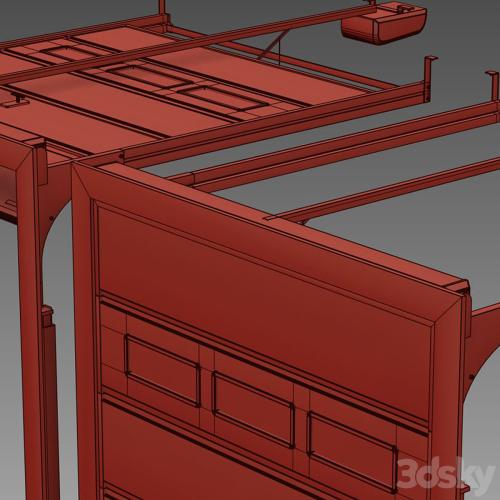 Automatic sectional garage doors