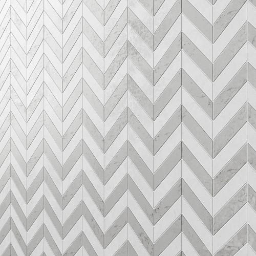 Talon Carrara & Bardiglio Marble Tile