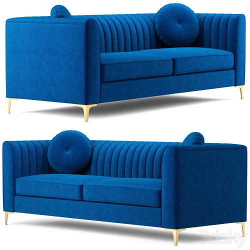 Isabelle Velvet Sofa Meridian Furniture