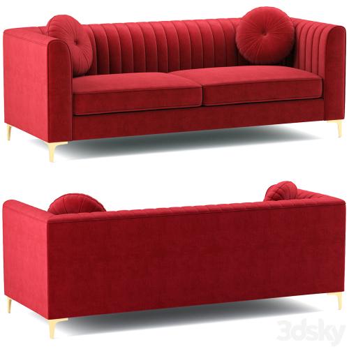 Isabelle Velvet Sofa Meridian Furniture