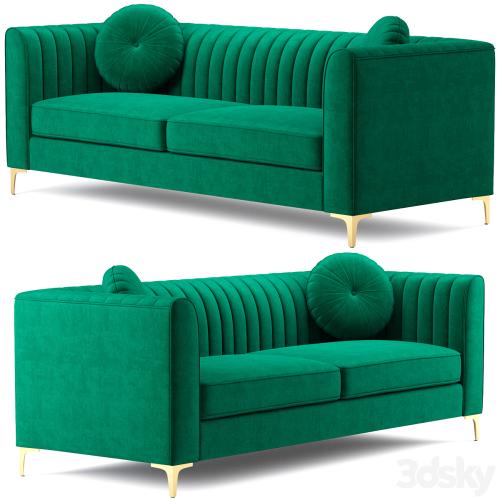 Isabelle Velvet Sofa Meridian Furniture