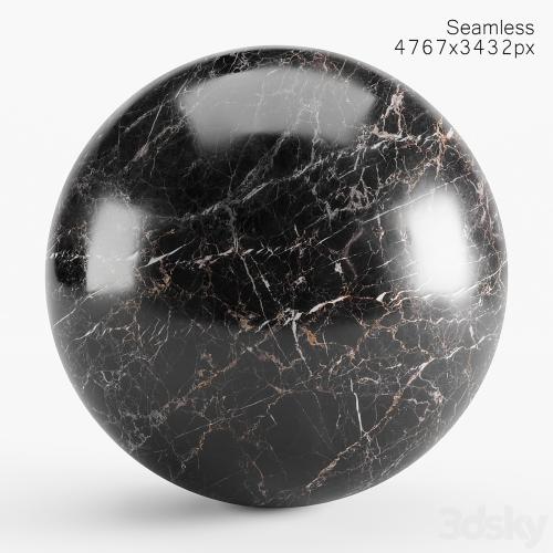 Black marble seamless material