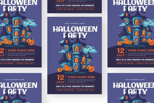 Halloween Party - Flyer Set