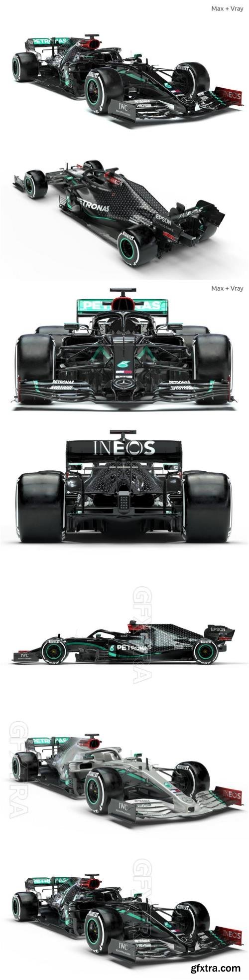 F1 Mercedes W11 2020 - 3D Model