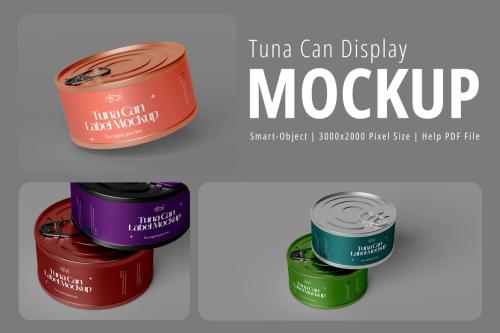Tuna Can Display Mockup