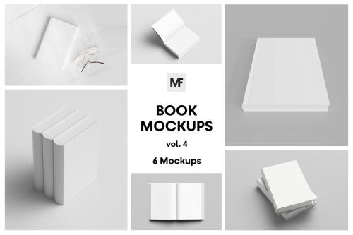 Various Book Mockups vol.04