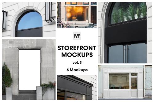 Storefront Mockups vol.3 - Restaurant