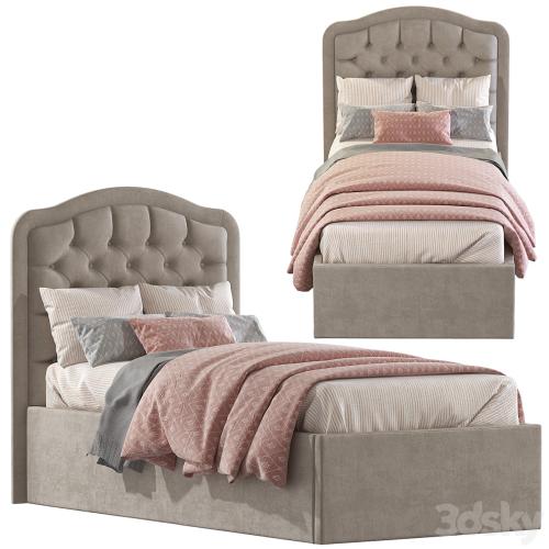 Bed with soft headboard 2