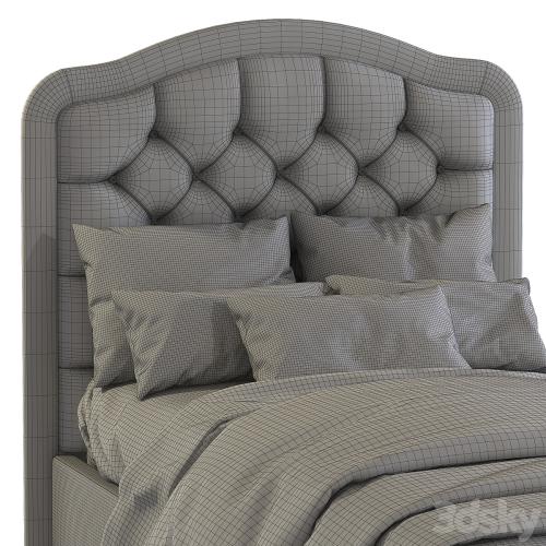 Bed with soft headboard 2