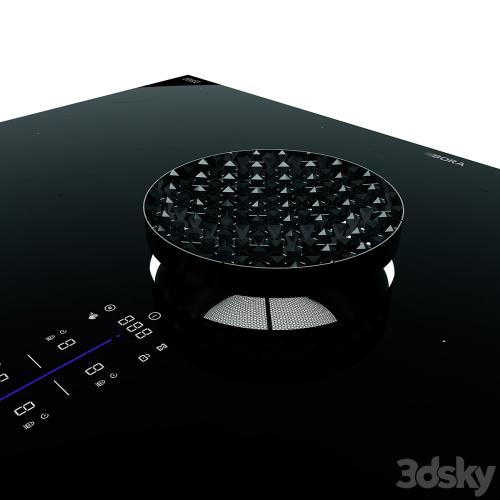 BORA X Pure cooktop with integrated cooker hood