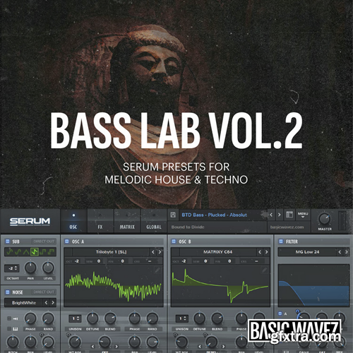 Baisc Wavez Bass Lab Vol 2 - Serum Presets For Melodic House And Techno