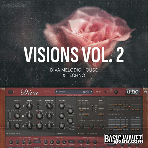 Baisc Wavez Visions Vol 2 Melodic House & Techno Presets for u-he Diva