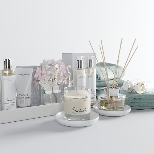 The white company bath set