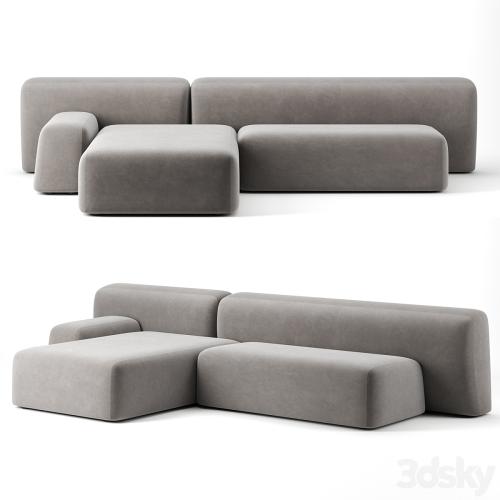 Suiseki sofa by La Cividina