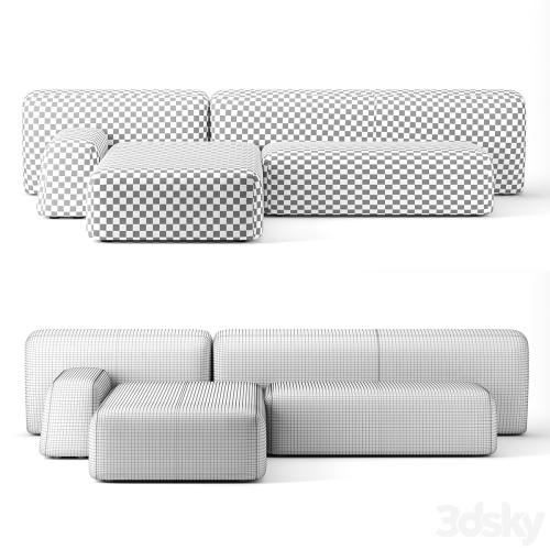 Suiseki sofa by La Cividina