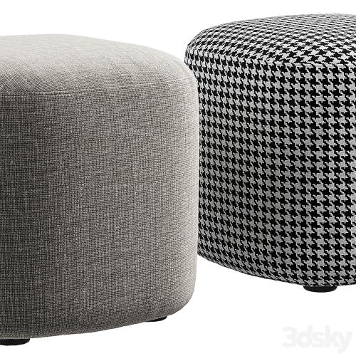 Vorsen - Round Ottoman Stool