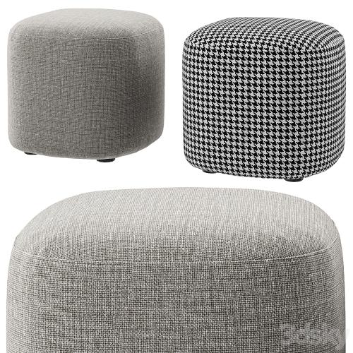 Vorsen - Round Ottoman Stool