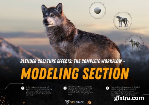 VFX Grace – Blender Creature Effects The Complete WorkFlow Modeling