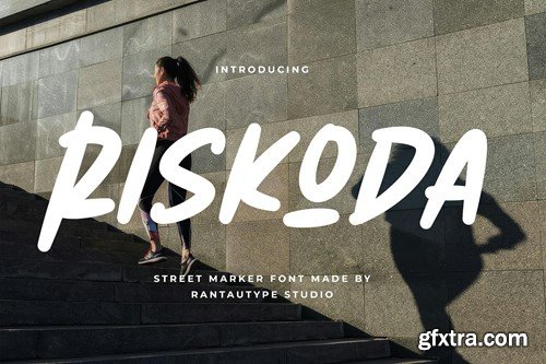 Riskoda Street Marker Font L3XZMD8