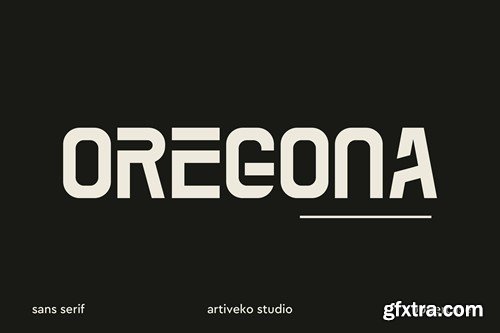 Oregona Condensed Sans Serif Font F6HQ76N