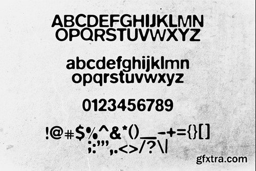 Morris Punk Typeface VJWRCN4