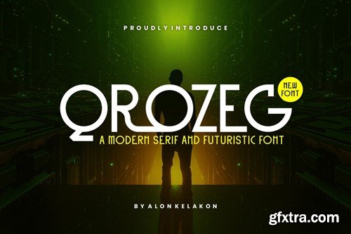 Qrozeg Modern Serif Font XEUU5F5